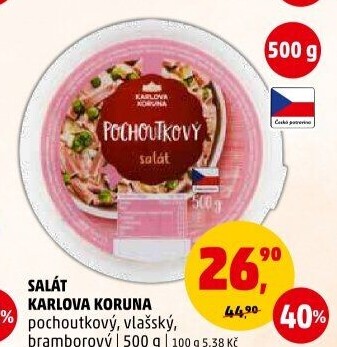 Salát pochoutkový Karlova Koruna