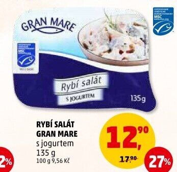 Salát rybí s jogurtem Gran Mare