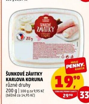 Šunkový závitek v aspiku Karlova Koruna