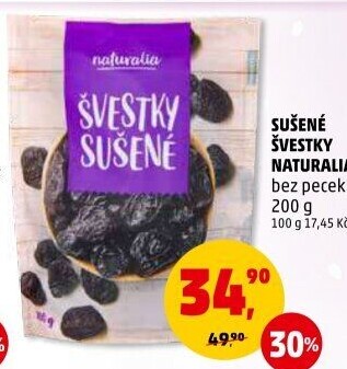 Švestky sušené Naturalia