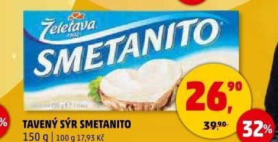 Sýr tavený Smetanito Želetava