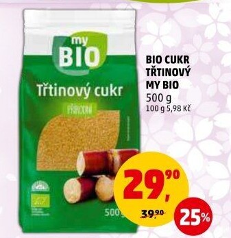 Třtinový cukr My BIO