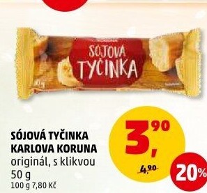 Tyčinka sójová Karlova Koruna