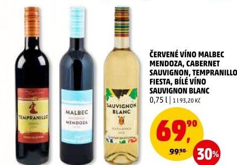 Víno Malbec Mendoza