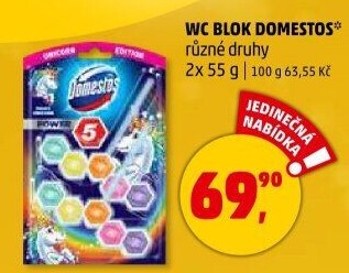 WC bloky Domestos