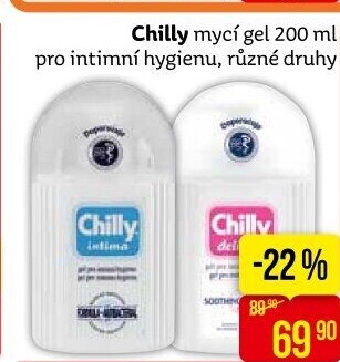 Intimní gel Intima Chilly