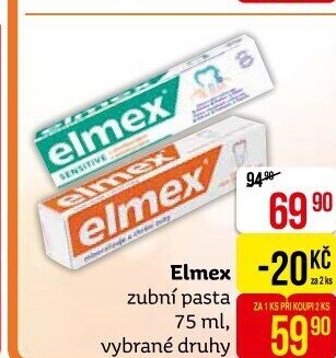 Pasty na zuby Elmex