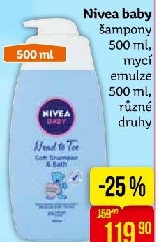 Šampon dětský jemný Baby Nivea