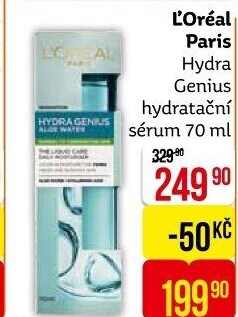 Sérum pleťové hydratační Hydra Genius L'