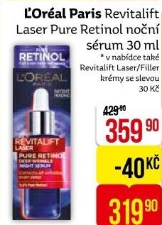 Sérum pleťové proti vráskám Revitalift Laser Retinol L'