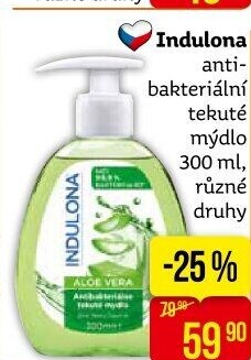 Tekuté mýdlo antibakteriální Indulona