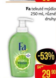 Tekuté mýdlo Fa