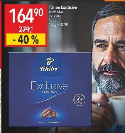 Mletá káva Tchibo Exclusive