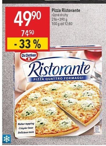 Pizza mražená Ristorante Dr. Oetker