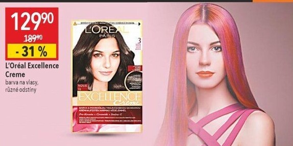 Barva na vlasy Excellence Creme L'