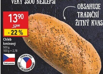 Chléb kmínový