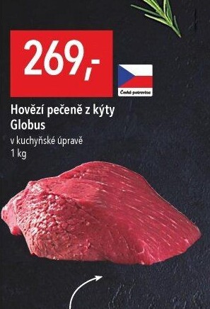 Hovězí pečeně z kýty Globus