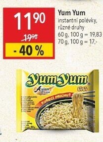 Instantní polévka YumYum