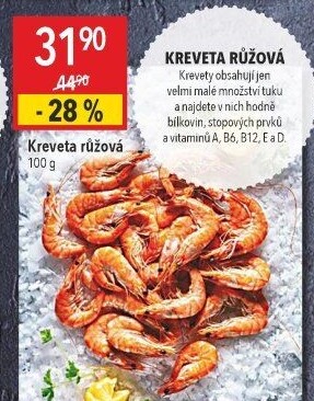 Krevety růžové