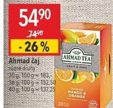 Ovocný čaj Ahmad Tea