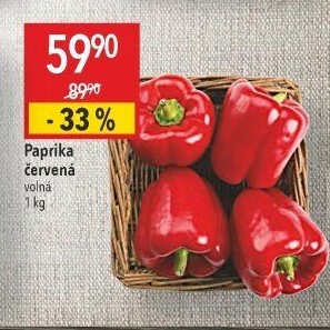 Paprika červená