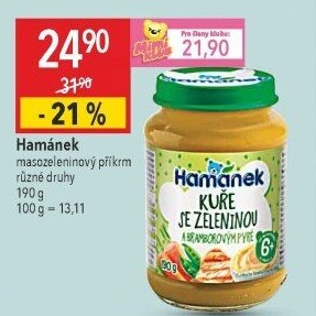 Příkrm masozeleninový Hamánek