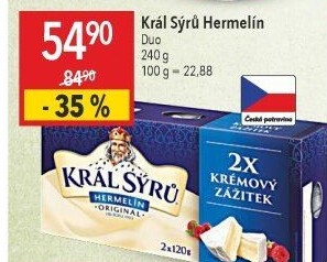 Sýr Hermelín Král sýrů