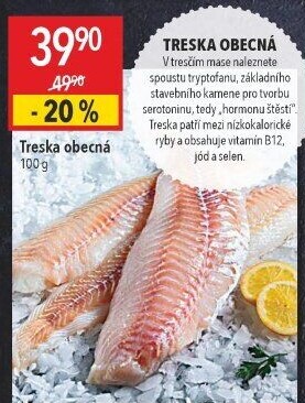 Treska obecná filet