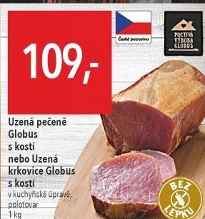 Uzená pečeně s kostí Globus
