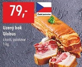 Uzený bok s kostí Globus
