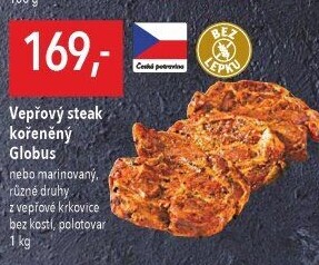 Vepřový steak marinovaný Globus