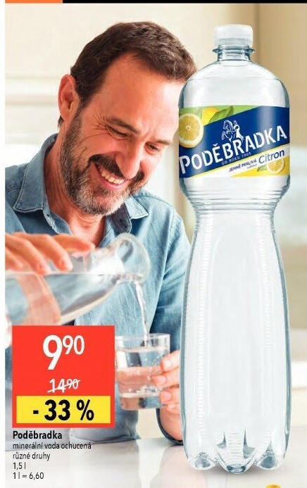 Ochucená voda Poděbradka