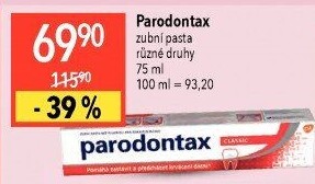 Pasta na zuby Classic bez fluoru Parodontax