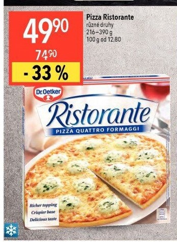 Pizza mražená Ristorante Dr. Oetker