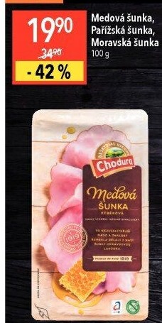 Šunka medová výběrová Beskydské uzeniny Chodura