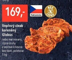 Vepřový steak marinovaný Globus