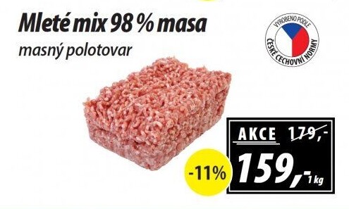 Mleté maso mix