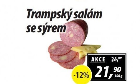 Salám trampský se sýrem