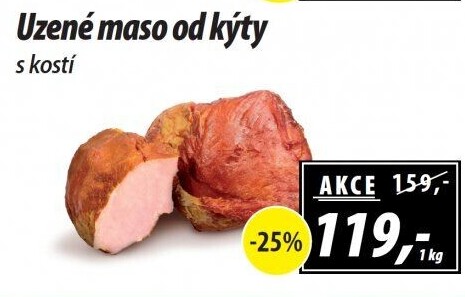 Uzené maso od kýty s kostí