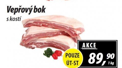 Vepřový bok s kostí