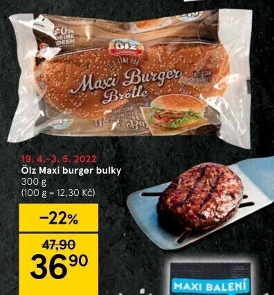 Bulky na hamburger Ölz