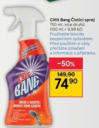 Čistič Cillit Bang