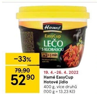 Hotová jídla Snadno a rychle Hamé