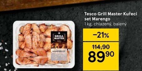 Kuřecí grilovací set Marengo Grill Master Tesco