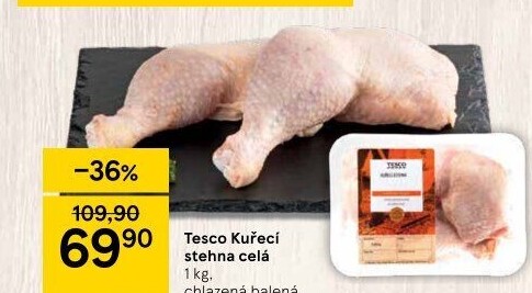 Kuřecí stehna Tesco