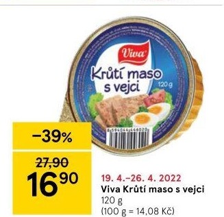 Maso krůtí s vejci Viva Carne