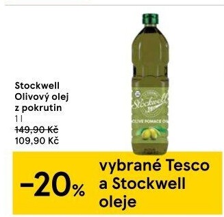 Olivový olej z pokrutin Stockwell &amp