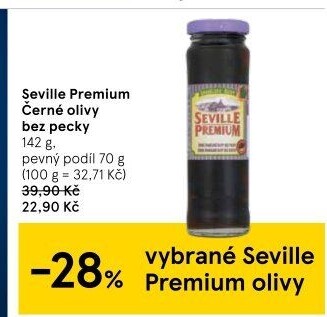 Olivy černé Seville Premium