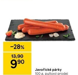 Párky javořické