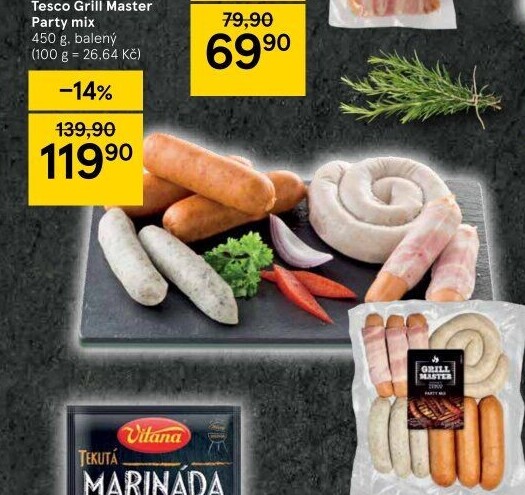 Párty mix Grill Master Tesco